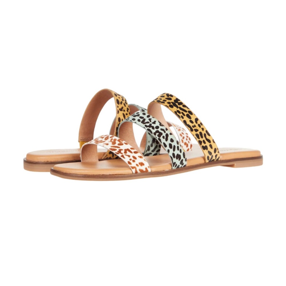 Madewell Ilana Slide Sandal in Calf Hair